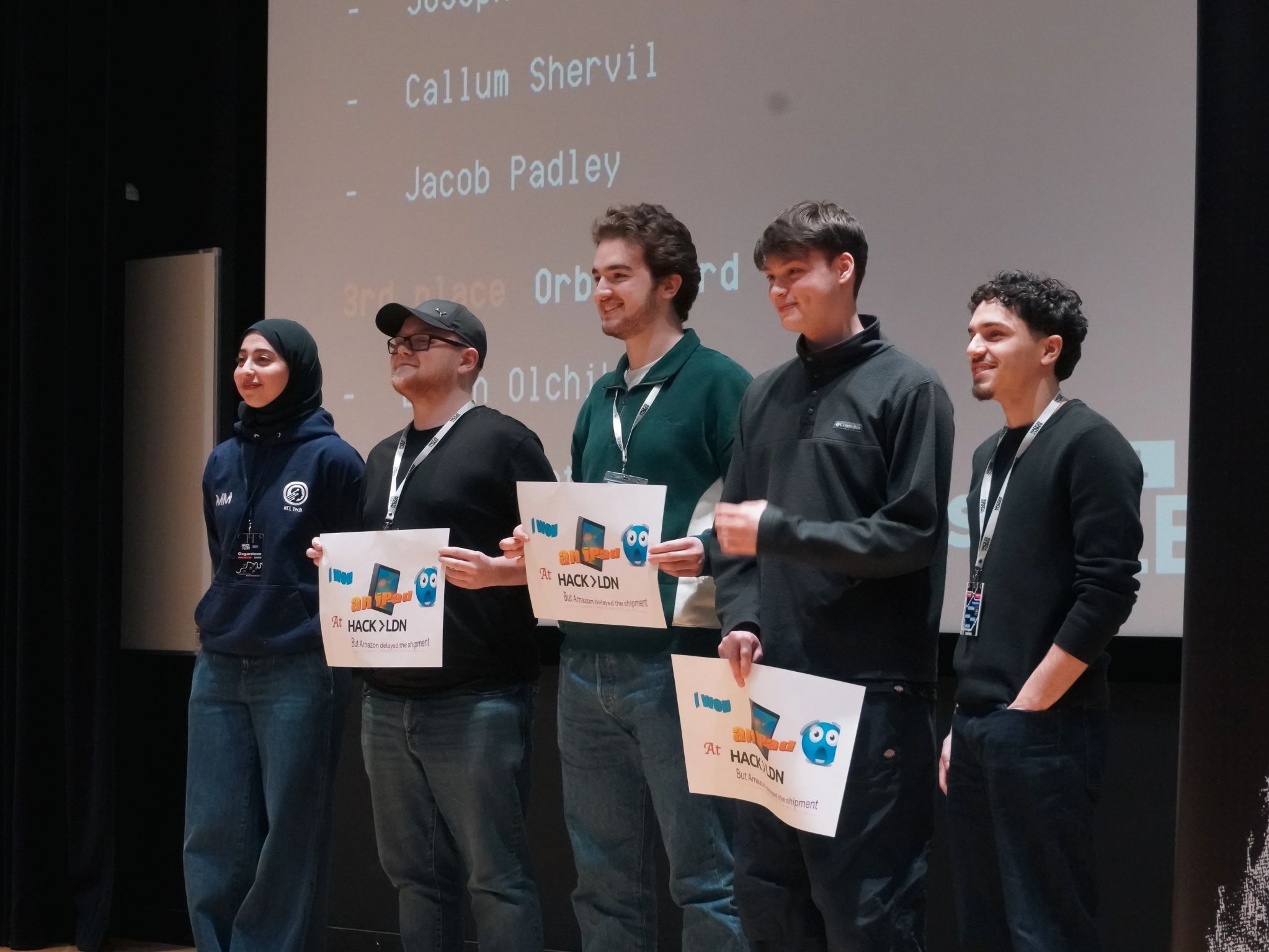 Second Place - Societies' Track