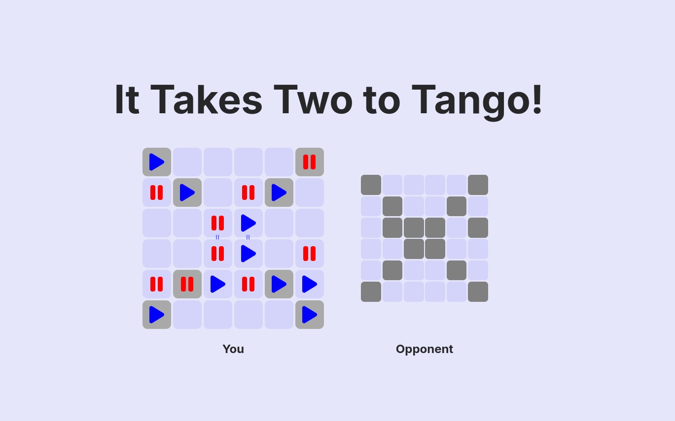 It Takes Two to Tango